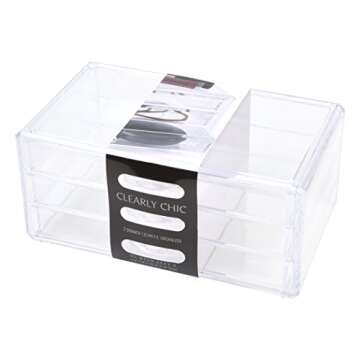 Richards Homewares 3-Drawer Acrylic Organizer - Chic Storage Solution