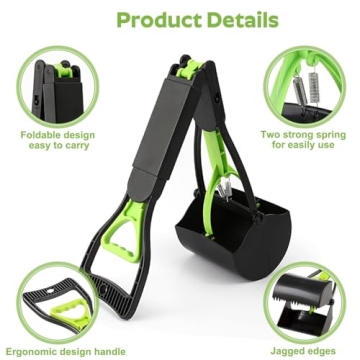 Durable ABS Plastic Dog Poop Scooper for Easy Cleanup