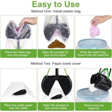 Durable ABS Plastic Dog Poop Scooper for Easy Cleanup