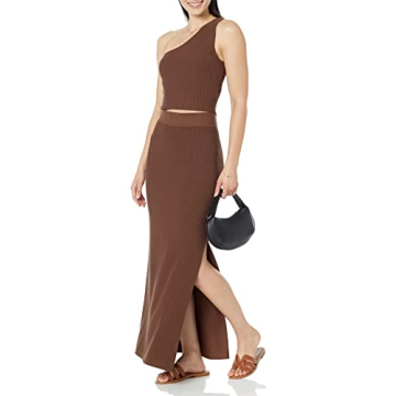 The Drop Women's Kofi Asymmetrical Sweater, Eco-Friendly