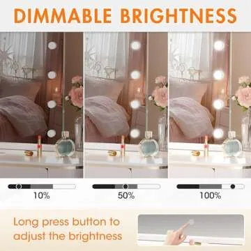 32''X22'' Hollywood Vanity Makeup Mirror with LED Bulbs