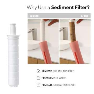 Barumi Pluo Handheld Shower Head with Vitamin C Filter