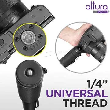 Altura Photo 62-Inch Monopod for DSLR & Mirrorless Cameras