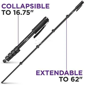 Altura Photo 62-Inch Monopod for DSLR & Mirrorless Cameras
