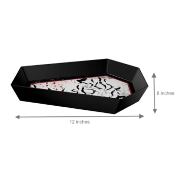 Dark Manor Coffin Shaped Bowl for Spooky Entertaining