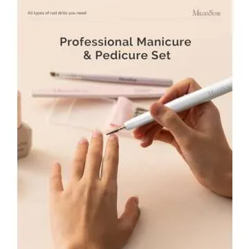 MelodySusie Electric Nail Drill - Cordless 30000RPM Nail File