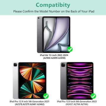 iPad Pro 12.9 inch Case with Smart Keyboard - Protection and Versatility