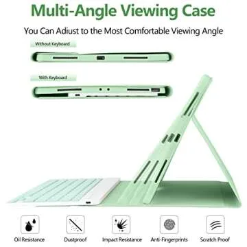 iPad Pro 12.9 inch Case with Keyboard for Apple Devices