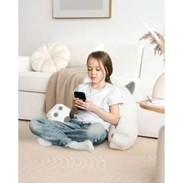 Blissful Kitty Reading Pillow for Comfort and Fun