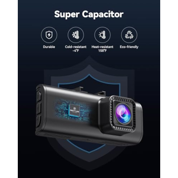 4K/2.5K REDTIGER Dash Cam with Wi-Fi & GPS