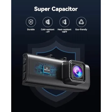 4K/2.5K REDTIGER Dash Cam with Wi-Fi & GPS