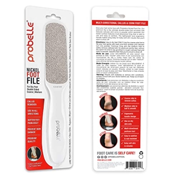 Probelle Nickel Foot File Instant Callus Remover Soft Feet