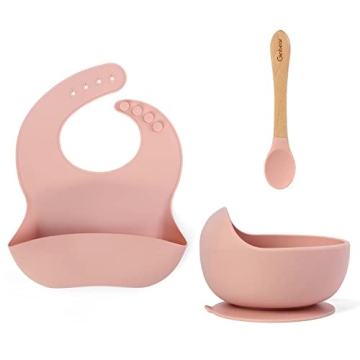 Ginburgh Baby Feeding Set - Safe Silicone Utensils for Toddlers