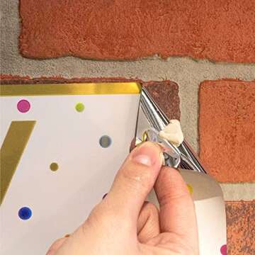 Gorilla Mounting Putty, Natural Tan Color, 168 Pre-Cut Squares (Pack of 2) - Non-Toxic Removable & Repositionable Wall Putty