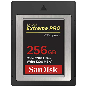 SanDisk 256GB Extreme PRO CFexpress Card Type B - High-Speed Performance for Professionals