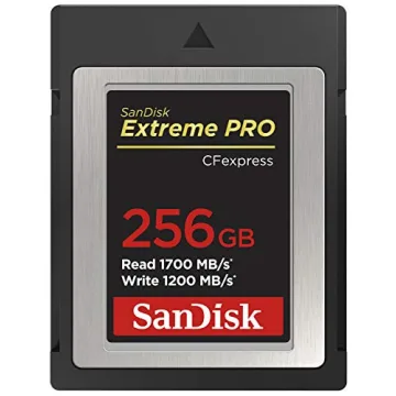 SanDisk 256GB Extreme PRO CFexpress Card Type B - High-Speed Performance for Professionals