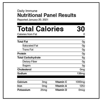 Daily Radiance Liposomal Vitamin C for Immune Support