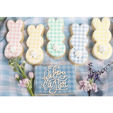 Elegant Solino Gingham Check Linen Tablecloth in Blue