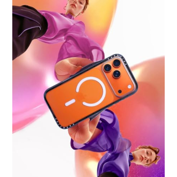 CASETiFY Compact iPhone 17 Pro Max Case Slim and Sleek / 4 ft. Drop Protection Black Kingsnake - Cle...