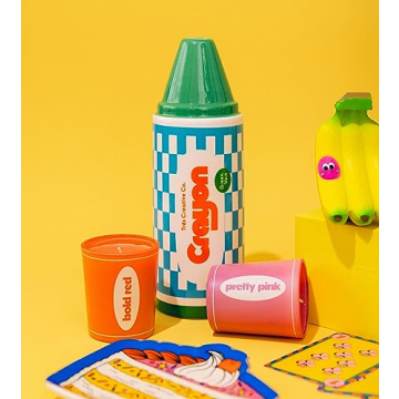 ban.do Green Crayon Decorative Vase for Fun Home Decor