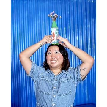 ban.do Green Crayon Decorative Vase for Fun Home Decor