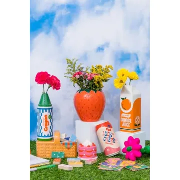 ban.do Green Crayon Decorative Vase for Fun Home Decor