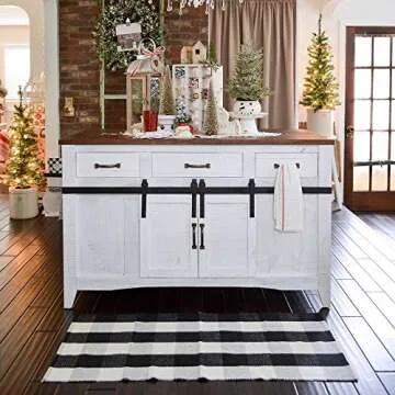 Buffalo Plaid Outdoor Rug for Stylish Fall Decor