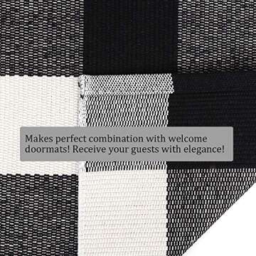 Buffalo Plaid Outdoor Rug for Stylish Fall Decor