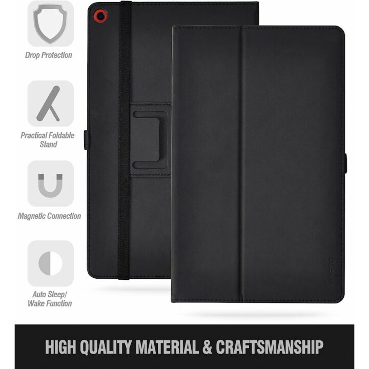Fire HD 10 Tablet Case - Slim Synthetic Leather Cover