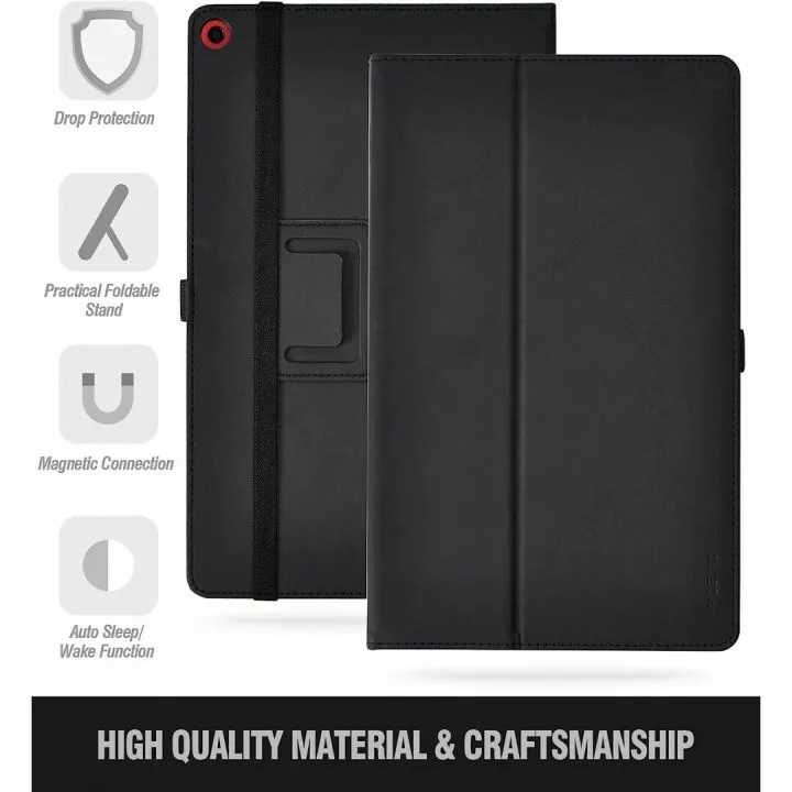 Fire HD 10 Tablet Case - Slim Synthetic Leather Cover