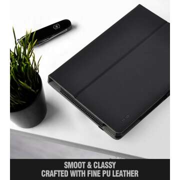 Fire HD 10 Tablet Case - Slim Synthetic Leather Cover