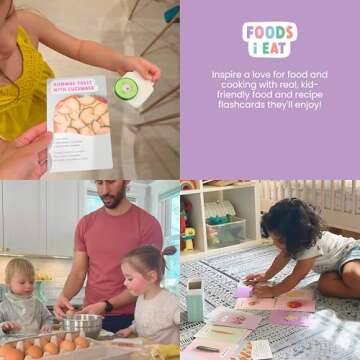 Recipe Card Set for Healthy Kids 1-8 Years Old, Educational and Healthy Cooking Activity for Toddler...
