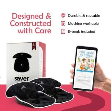 Bear and Care - Piddle Pads - Strollers, Bouncers & Car Seat Pad, Waterproof & Machine-Washable Cover on Car Potty for Toddler, Toilet Training Seat Covers, 1 Count Piddle Pads Carseat Pad (Pack of 1)