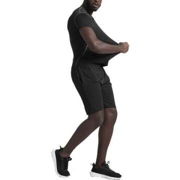 BUYJYA 5Pcs Men's Athletic Compression Set - Perfect Gift