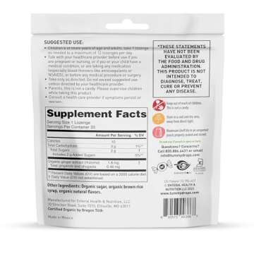 Organic Strawberry Ginger Drops for Digestive Health