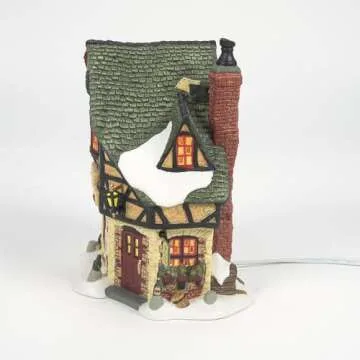 Department 56 Dickens' Village E Tipler Agent Wine Spirits Building, Porcelain 6.89 Inch
