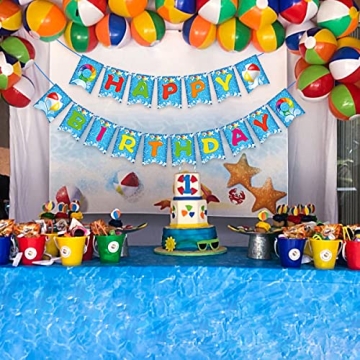 Joy Bang Pool Party Banner for Vibrant Summer Celebrations