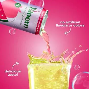 Bloom Sparkling Energy Drink - Natural Caffeine & Zero Sugar