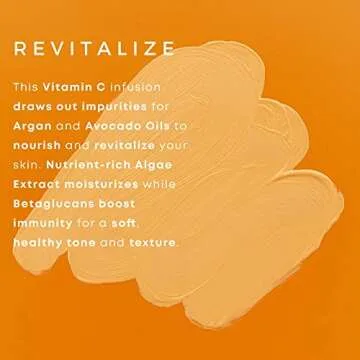 Georgette Klinger Vitamin C Mask - Nutrient-Rich Skin Brightening Treatment, Draws Out Impurities, Unclogs Pores, Fights UV Damage, Smooths and Firms for Radiant, Even-Toned Complexion - 1.7 oz