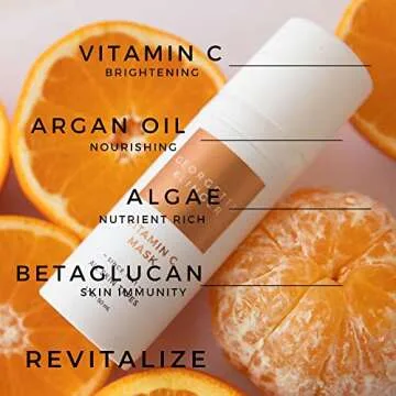 Georgette Klinger Vitamin C Mask - Nutrient-Rich Skin Brightening Treatment, Draws Out Impurities, Unclogs Pores, Fights UV Damage, Smooths and Firms for Radiant, Even-Toned Complexion - 1.7 oz