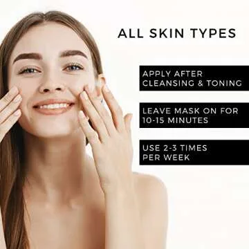 Georgette Klinger Vitamin C Mask - Nutrient-Rich Skin Brightening Treatment, Draws Out Impurities, Unclogs Pores, Fights UV Damage, Smooths and Firms for Radiant, Even-Toned Complexion - 1.7 oz