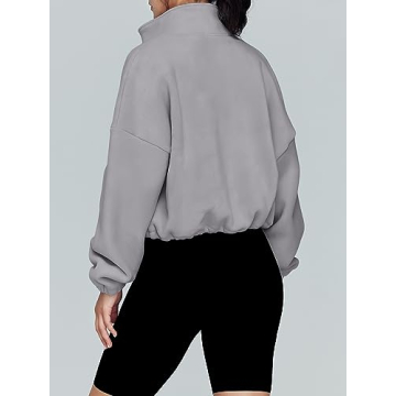 AUTOMET Fleece Zip Up Jacket for Women - Cozy & Stylish