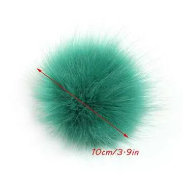 Faux Fox Fur Pompoms - 6 Colorful & Chic Accessories