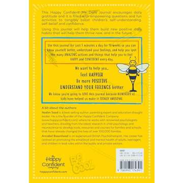 Happy Confident Me: Daily JOURNAL - Gratitude and Growth Mindset Journal that boosts children's happ...