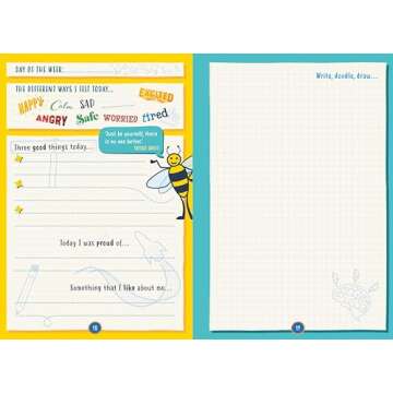 Happy Confident Me: Daily JOURNAL - Gratitude and Growth Mindset Journal that boosts children's happiness, self-esteem, positive thinking, mindfulness and resilience