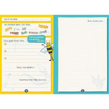Happy Confident Me: Daily JOURNAL - Gratitude and Growth Mindset Journal that boosts children's happiness, self-esteem, positive thinking, mindfulness and resilience