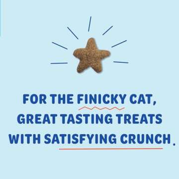 Shameless Pets Crunchy Cat Treats - Kitty Treats for Cats with Skin & Coat Support, Natural Ingredients Kitten Treats with Real Salmon, Healthy Flavored Feline Snacks - Yam Good Salmon, 3-Pk