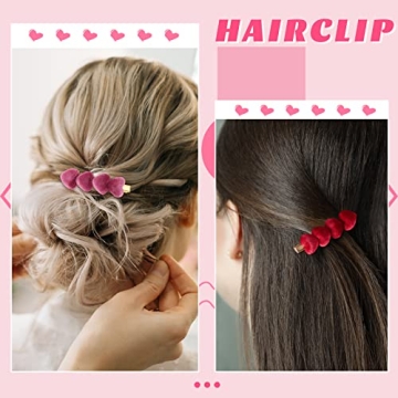 Syhood Heart Hair Clips - 24 Lovely Valentine's Day Accessories