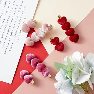 Syhood Heart Hair Clips - 24 Lovely Valentine's Day Accessories