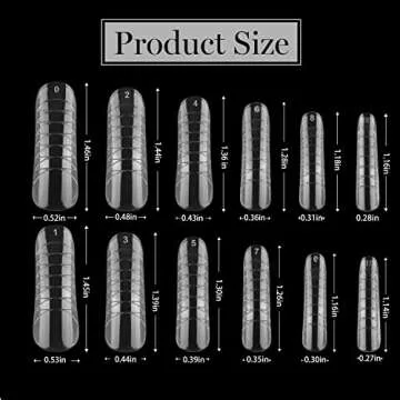 Beetles Poly Extension Gel Dual Nail Forms - 144 Pcs Builder Flat Stiletto Molds Coffin False Tips for Gel Manicure Nail Art Design Salon DIY at Home
